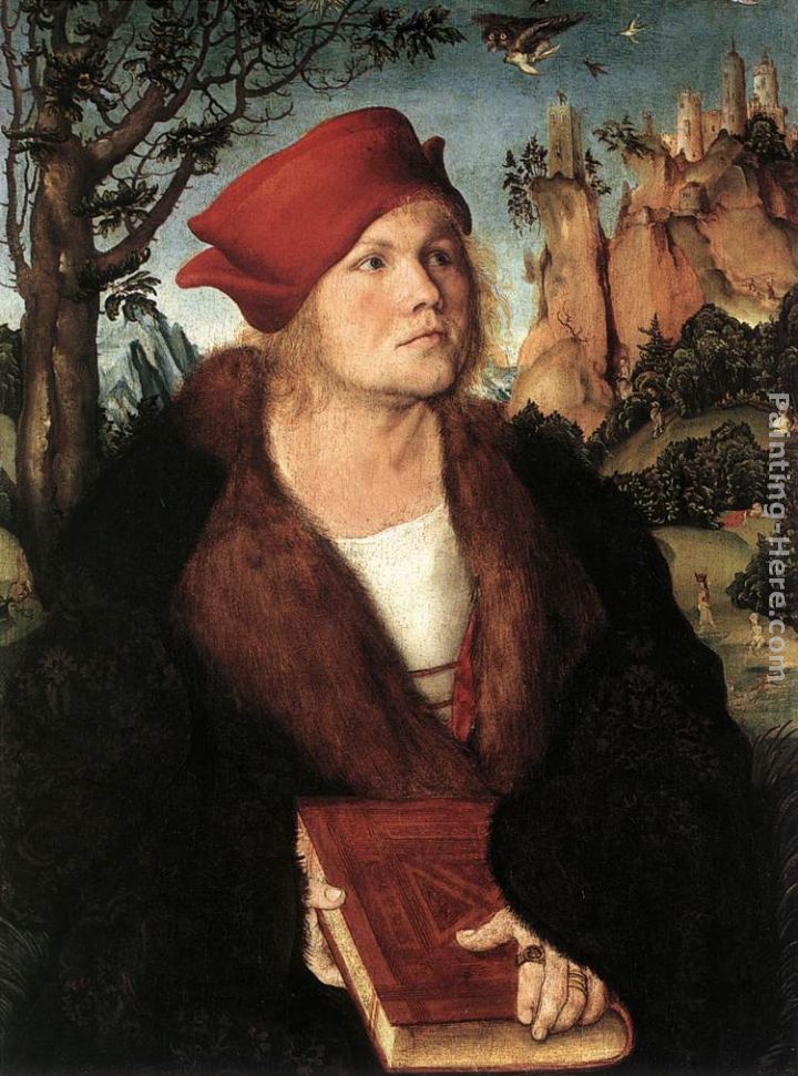 Portrait of Dr. Johannes Cuspinian painting - Lucas Cranach the Elder Portrait of Dr. Johannes Cuspinian art painting